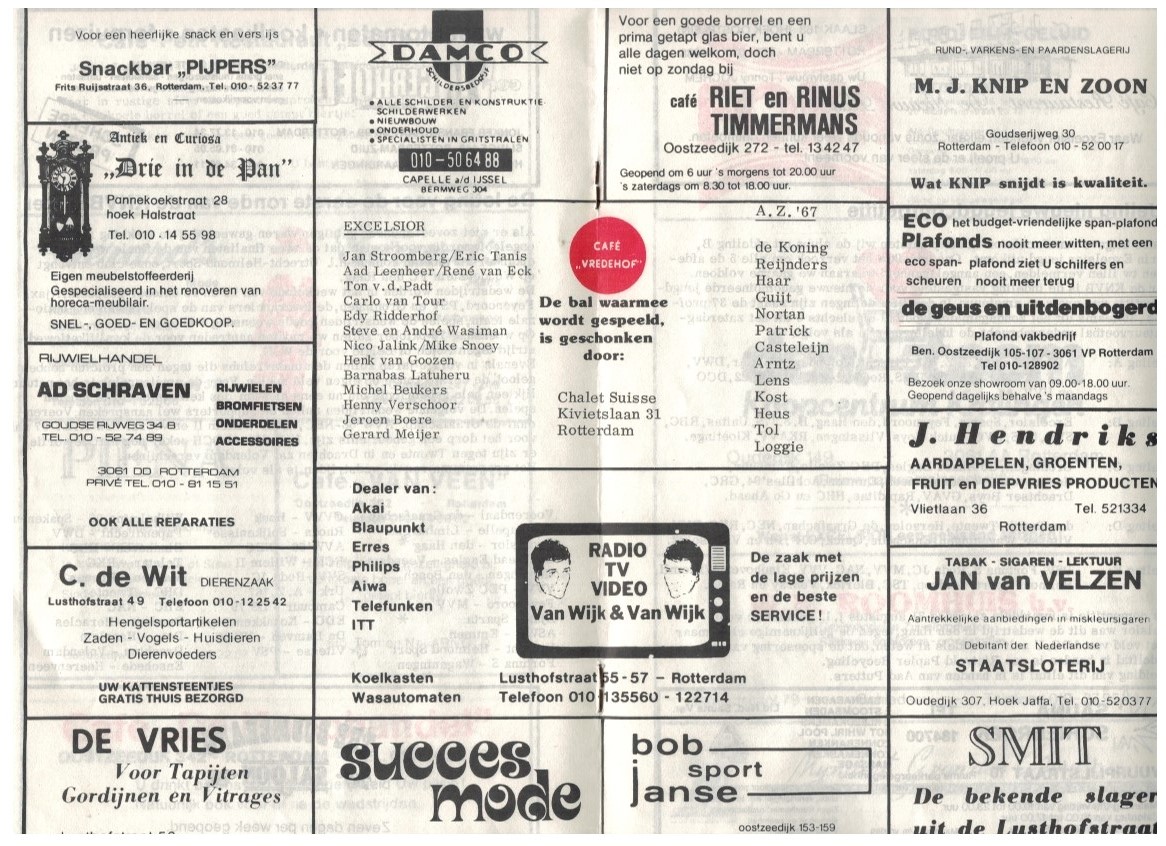 AZ Programma 8-sep-1985 Excelsior uit II